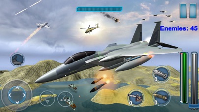 F35 Jet Fighter Dogfight Chase gameplay still
